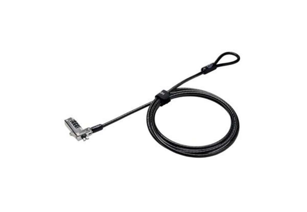 Immagine di Lucchetto a combinazione sottile per laptop - per slot standard Kensington nero - K60600WW