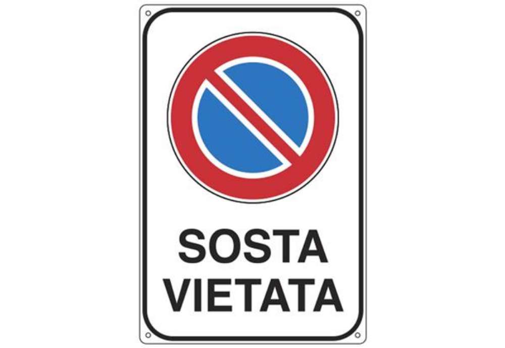 Immagine di Cartello proprietà privata 20x30 cm Cartelli Segnalatori ''Sosta vietata'' 5624K