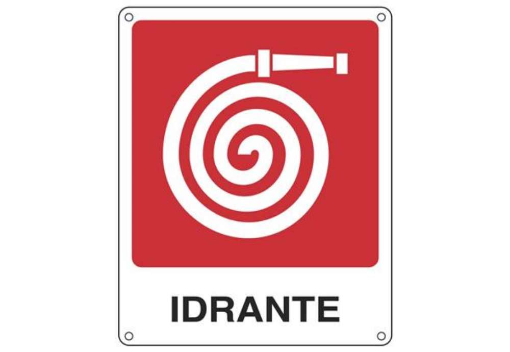 Immagine di Cartello antincendio 25x31 cm Cartelli Segnalatori ''Idrante'' E20117X