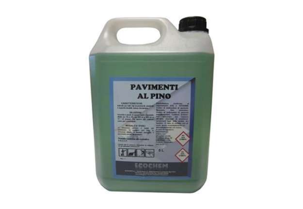 Immagine di Detergente pavimenti al pino senza risciacquo Ecochem 5 lt FLY0006L005A934