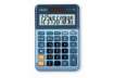 Immagine di Calcolatrice da tavolo Casio MS-100EM-W-EP - blu - solare e batteria display 10 cifre