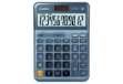 Immagine di Calcolatrice da tavolo Casio DF-120EM-W-EP - blu - solare e batteria display 12 cifre
