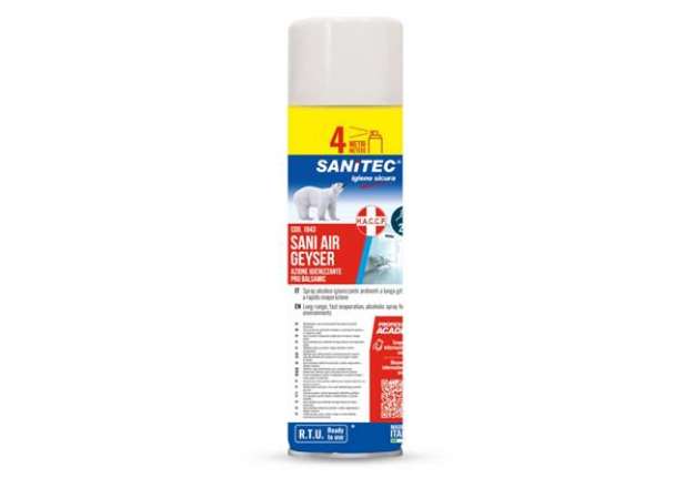 Immagine di Spray Sanitec Sani Air Geyser Pro Balsamic alcolico per ambienti - 500 ml - 1843