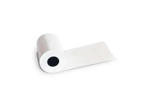 Immagine di Rotolo termico Rotolificio Pugliese 80 mm x 120 m - DE 100 mm - 55 gr/mq neutro BPA FREE - conf. 6 r