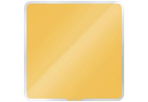 Immagine di Lavagna magnetica in vetro Leitz Cosy - 450x450mm - giallo caldo 70440019