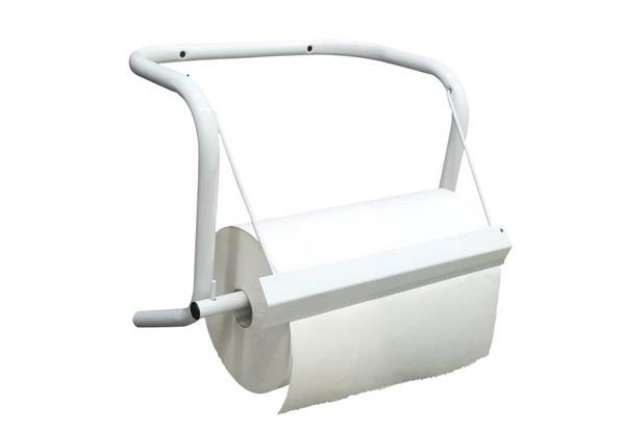 Immagine di Portarotolo industriale in metallo Hylab Ø 40 cm bianco 4098/MSV