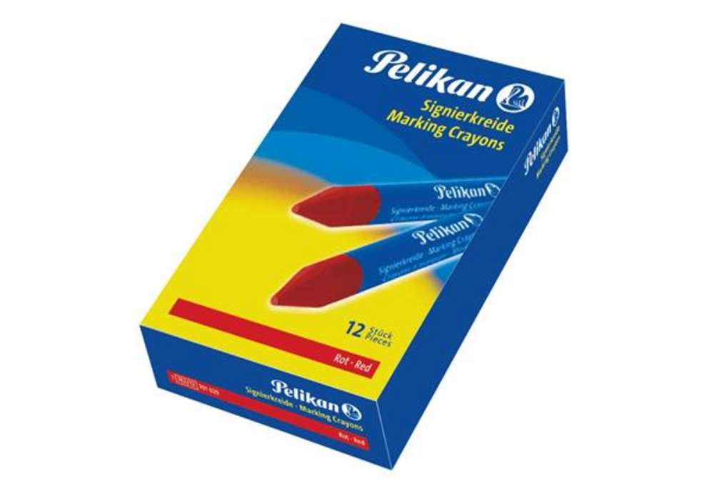 Immagine di Pastello industriale Pelikan 762 rosso  conf. da 12 - 100436045