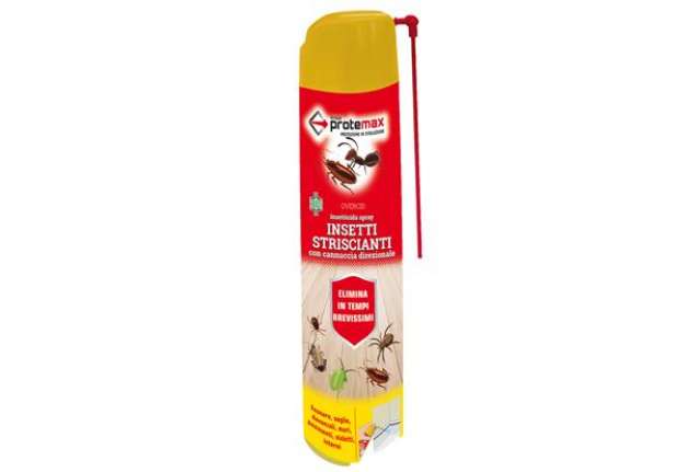 Immagine di Insetticida Spray - con cannuccia - per insetti striscianti - 500 ml - Protemax