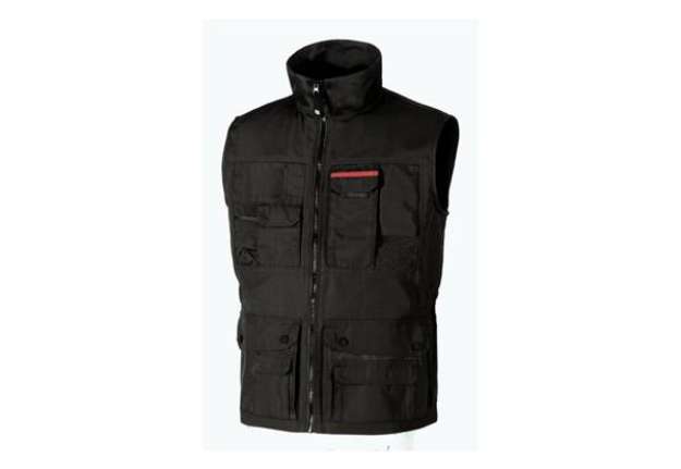 Immagine di Gilet multitasche da lavoro First U-Power nero carbone - Taglia L SY004BC FIRST L