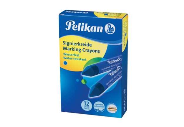 Immagine di Pastello industriale Pelikan 762 blu  conf. da 12 - 701011