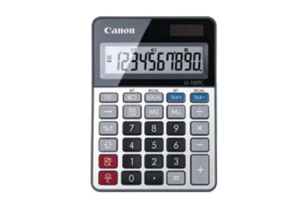 Immagine di Canon - Calcolatrice LS-102TC - Grigio - 2471C001