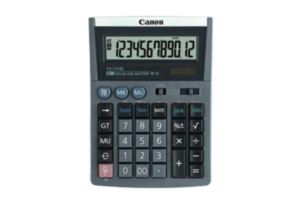 Immagine di Canon - Calcolatrice TX-1210E - Grigio - 4100A014