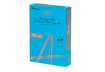 Immagine di EC - Carta colorata A4 Sylvamo Rey Adagio 160 g/m² blu intenso 51 - Risma da 250 fogli - ADAGI160X47