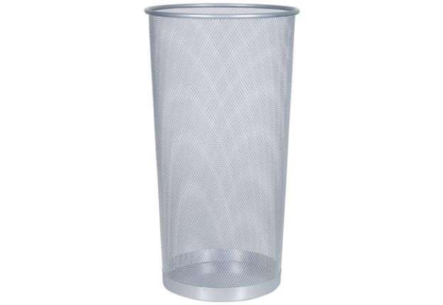 Immagine di Portaombrelli in metallo Q-Connect 22.6 l h 50 cm x diametro 27,5 cm argento KF00828