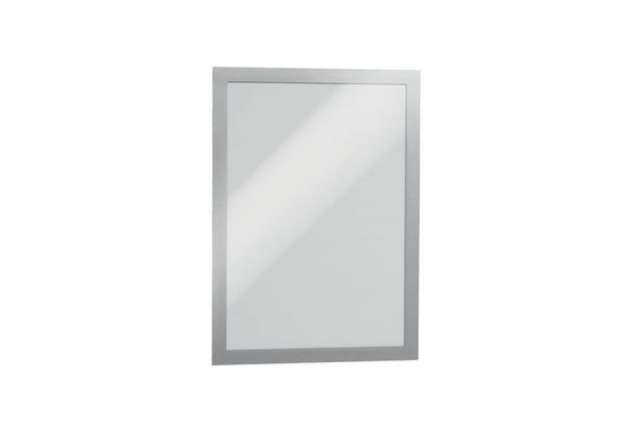 Immagine di Cornice espositiva adesiva DURABLE DURAFRAME® A4 - argento conf. 10 pezzi  - 4882-23
