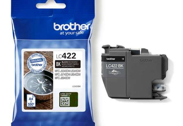 Immagine di Brother - Cartuccia - Nero - LC422BK - 550 pag