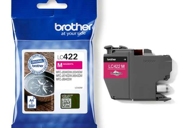 Immagine di Brother - Cartuccia - Magenta - LC422M - 550 pag