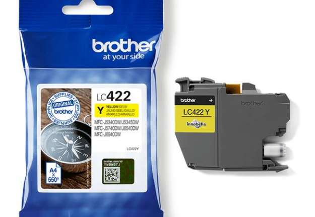 Immagine di Brother - Cartuccia - Giallo - LC422Y - 550 pag