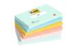Immagine di Blocco Post-it - 655-BEA - 76 x 127 mm - colori Beachside - 100 fogli - Post-it - conf. 6 pezzi