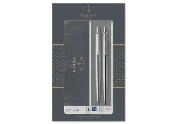 Immagine di Gift set Jotter Stainless Steel CT - portamine 0,5 mm / sfera M - Parker