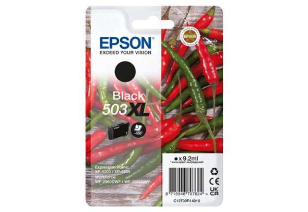 Immagine di Epson - Cartuccia - Nero - 503XL - C13T09R14010 - 9,2 ml