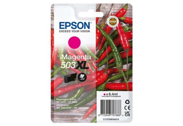 Immagine di Epson - Cartuccia - Magenta - 503XL - C13T09R34010 - 6,4 ml