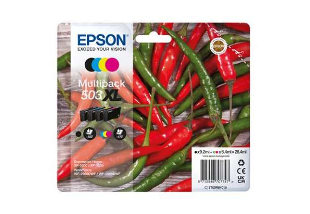 Immagine di Epson - Multipack Cartucce - 503XL - BK/C/M/Y - C13T09R64010