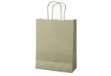 Immagine di Shopper Twisted - maniglie cordino - 45 x 15 x 50 cm - carta kraft - salvia - Mainetti Bags - conf.