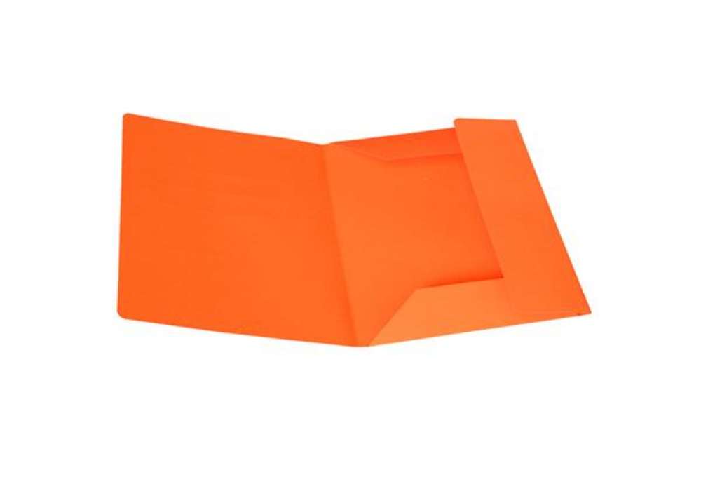 Immagine di Cartellina 3 lembi - 200 gr - 25 x 34,5 cm - cartoncino bristol - arancio - Starline - conf. 25 pezz