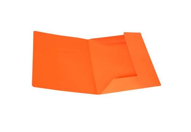 Immagine di Cartellina 3 lembi - 200 gr - cartoncino bristol - arancio - Starline - conf. 25 pezzi