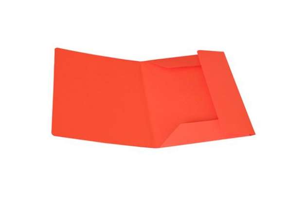 Immagine di Cartellina 3 lembi - 200 gr - cartoncino bristol - rosso - Starline - conf. 25 pezzi