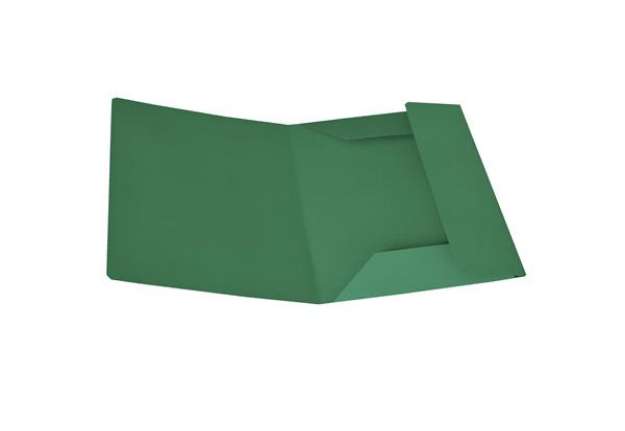 Immagine di Cartellina 3 lembi - 200 gr - cartoncino bristol - verde - Starline - conf. 25 pezzi