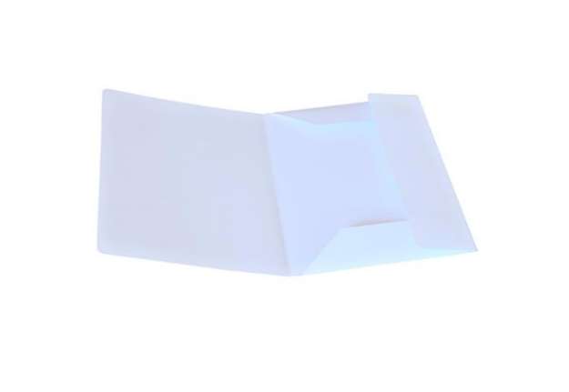 Immagine di Cartellina 3 lembi - 200 gr - cartoncino bristol - bianco - Starline - conf. 25 pezzi