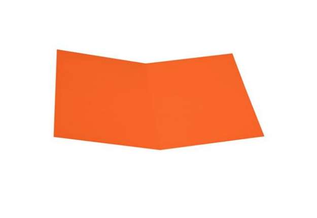 Immagine di Cartellina semplice - 200 gr - cartoncino bristol - arancio - Starline - conf. 50 pezzi