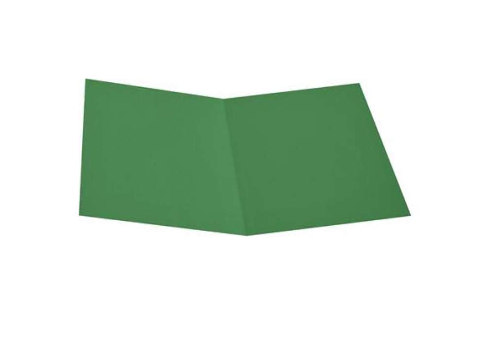 Immagine di Cartellina semplice - 200 gr - A4 - cartoncino bristol - verde - Starline - conf. 50 pezzi