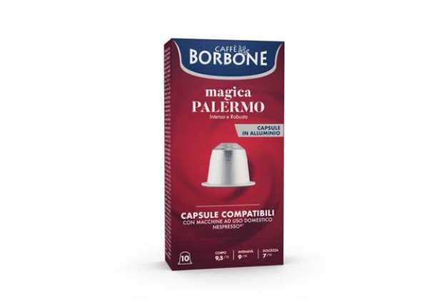 Immagine di Capsule compatibili Respresso Magica Palermo alluminio Caffe Borbone 100 pz - REBMAGPALERMO10X10N
