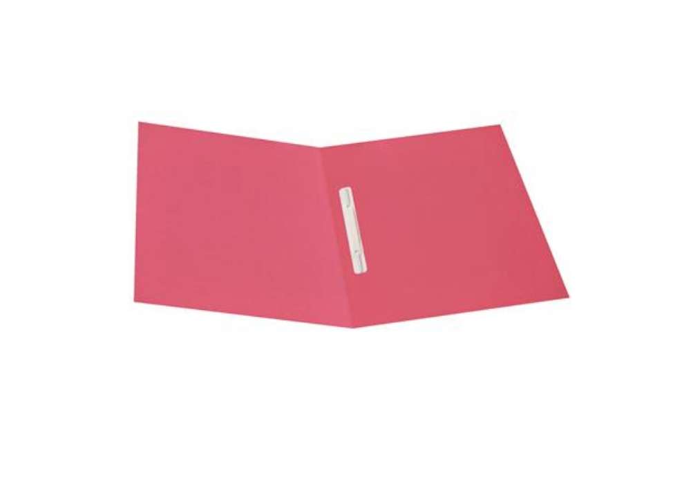 Immagine di Cartellina semplice con pressino - 200 gr - 25 x 34 cm - cartoncino riciclato manilla - magenta - Ca