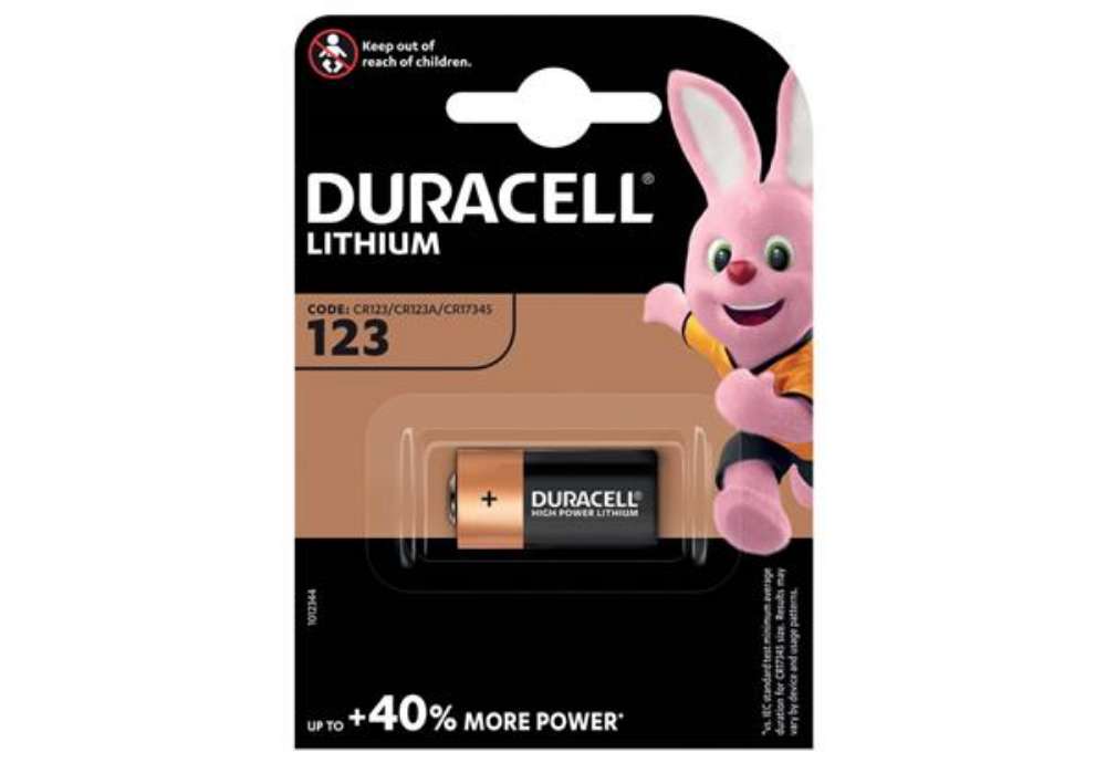 Immagine di Batteria Duracell Litio 123 Ultra M3 Foto blister da 1 pila DU28