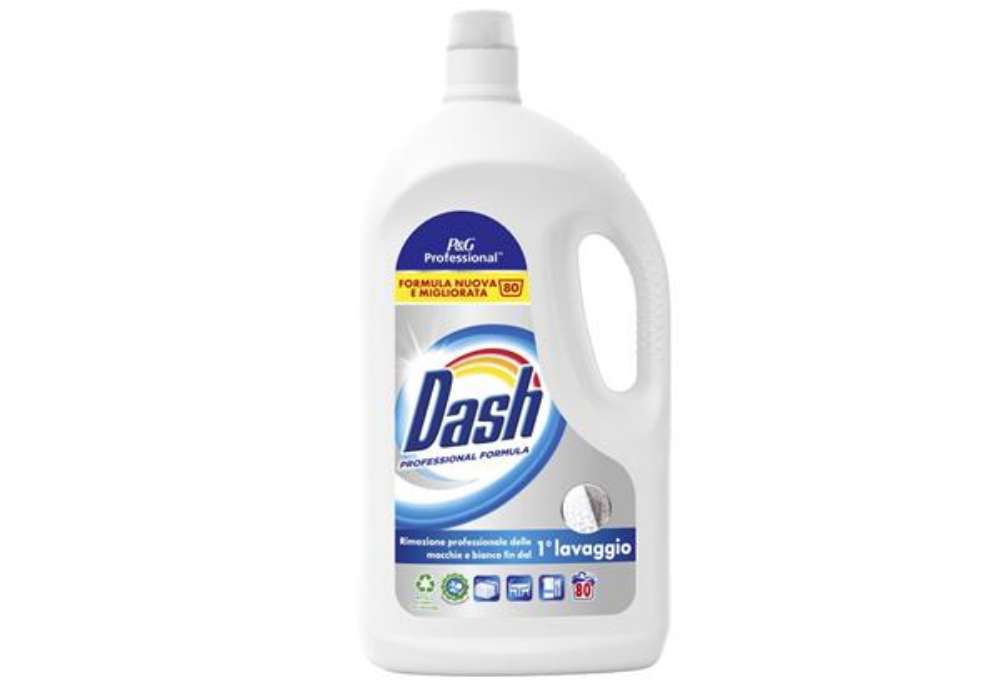Immagine di Detersivo liquido lavatrice - profumato - 80 lavaggi - 4 L - Dash Professional