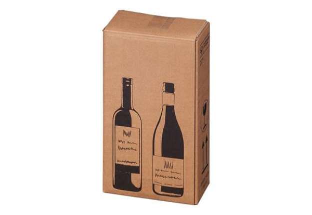 Immagine di Scatole per bottiglie Wine Pack conf. 10 pz Bong due bottiglie 222103010