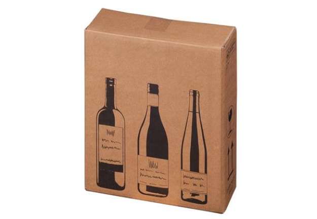 Immagine di Scatole per bottiglie Wine Pack conf. 10 pz Bong tre bottiglie 222103110