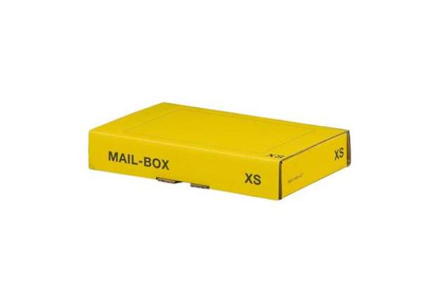 Immagine di Scatole postali gialle 244x145x43 mm - conf. 20 pz Bong misura XS 212151020