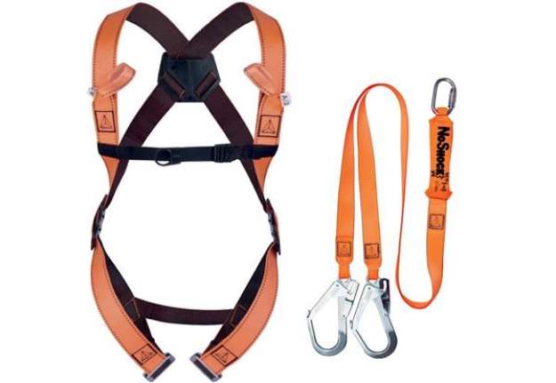 Immagine di Kit anticaduta pronto all'uso Delta Plus arancio ELARA280V2