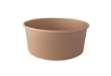 Immagine di Insalatiera tonde monouso - 750 ml - cartoncino - avana - Signor Bio - conf. 50 pezzi