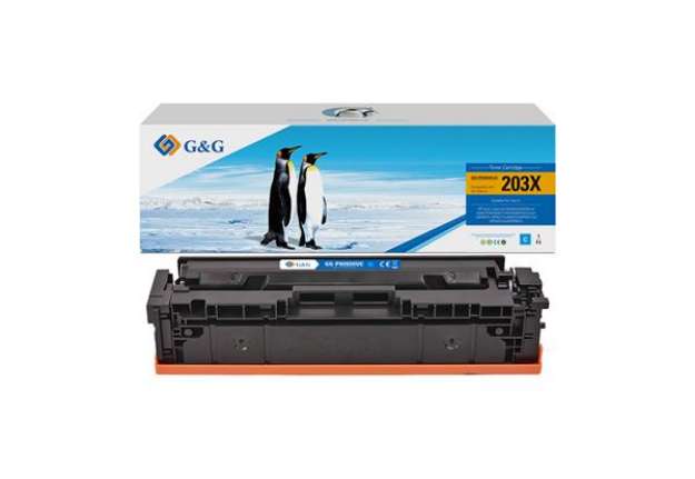Immagine di G&G - Toner Compatibile per Hp CF541A - Ciano - 2.500 pag