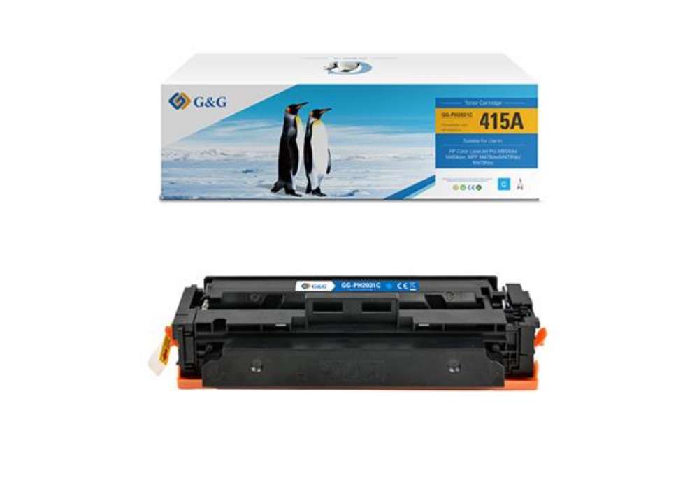 Immagine di G&G - Toner Compatibile per Hp W2031A - Ciano - 2.100 pag