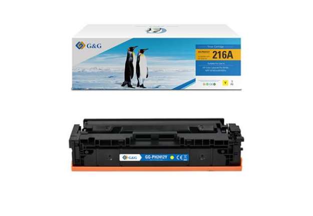 Immagine di G&G - Toner Compatibile per Hp W2412A- Giallo - 850 pag