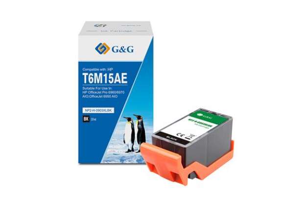 Immagine di G&G - Cartuccia ink Compatibile per HP 903XL - Nero