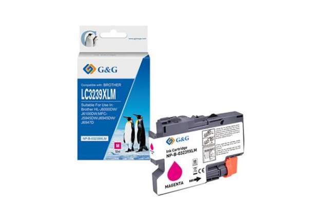 Immagine di G&G - Cartuccia ink Compatibile per Brother HL-J6000DW/J6100DWMFC-J5945DW - Magenta