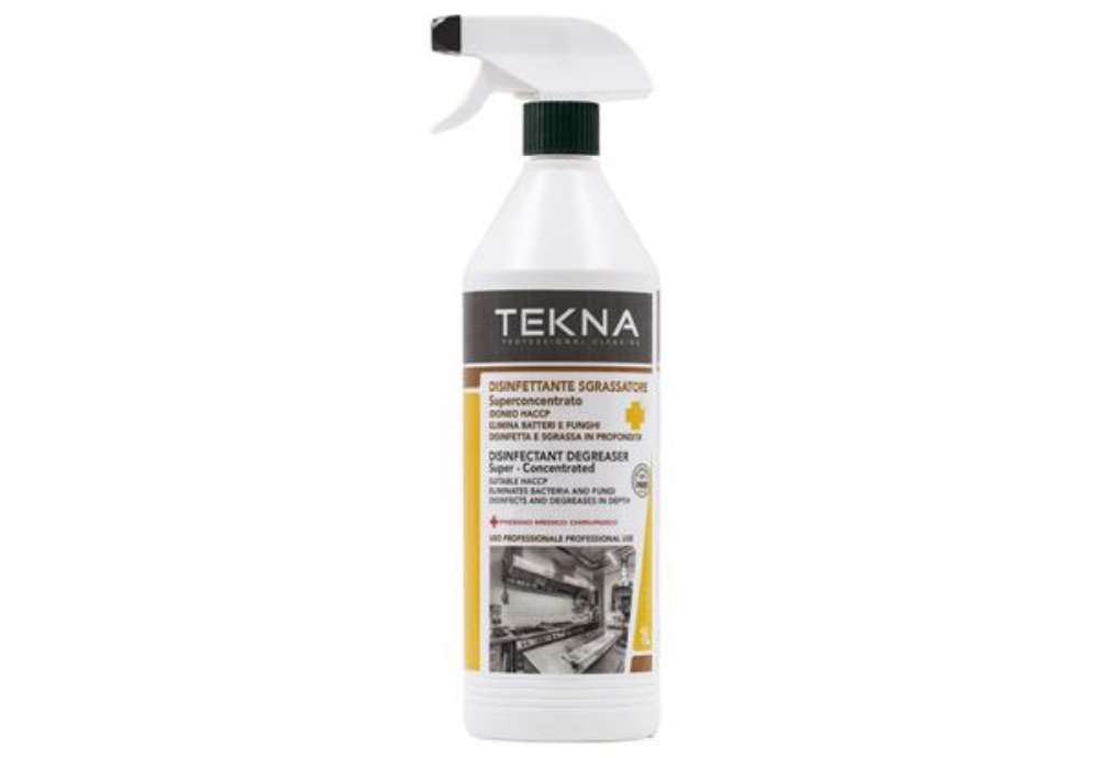Immagine di Disinfettante sgrassatore - superconcentrato - 1 lt - Tekna